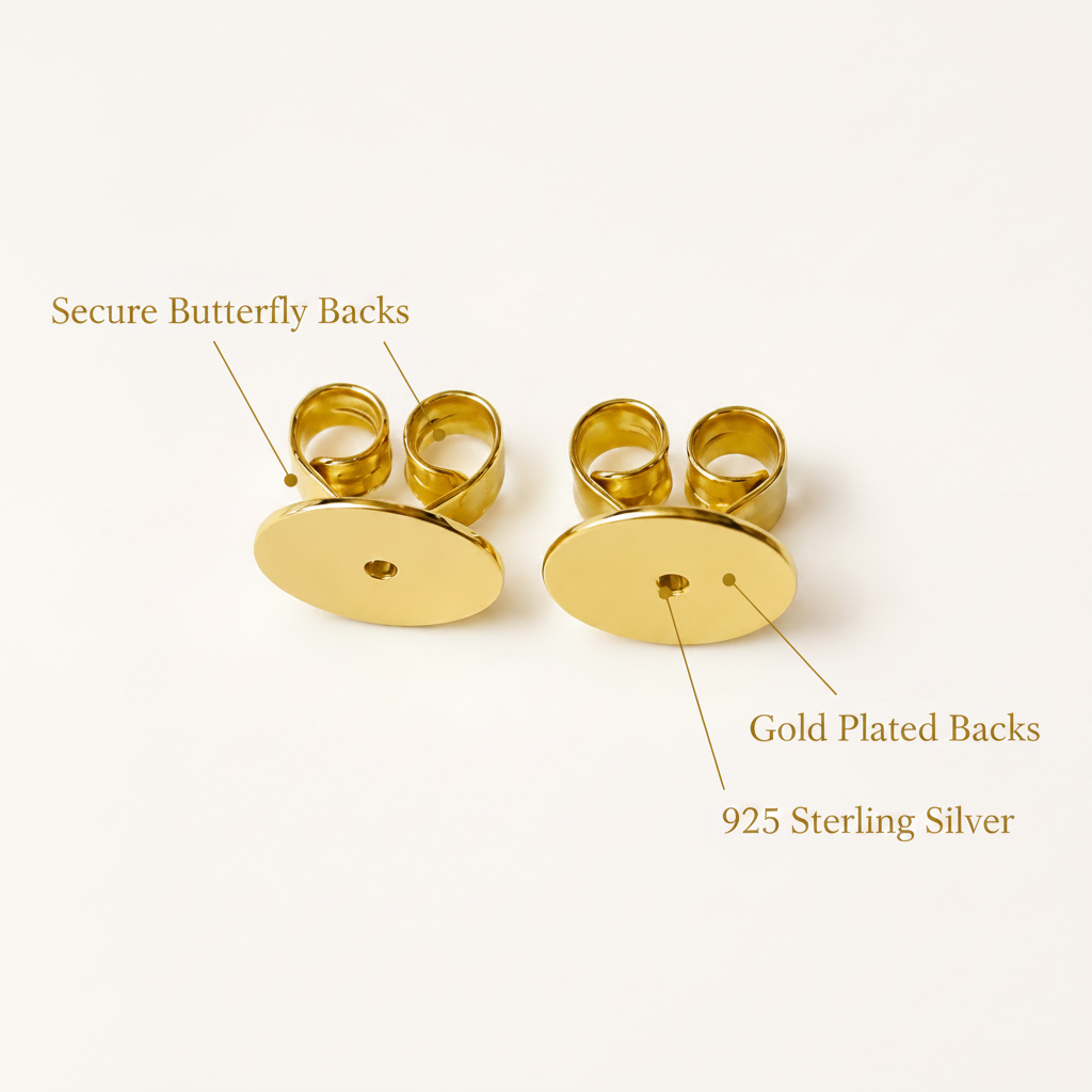 Gold Butterfly Backs Elegant
