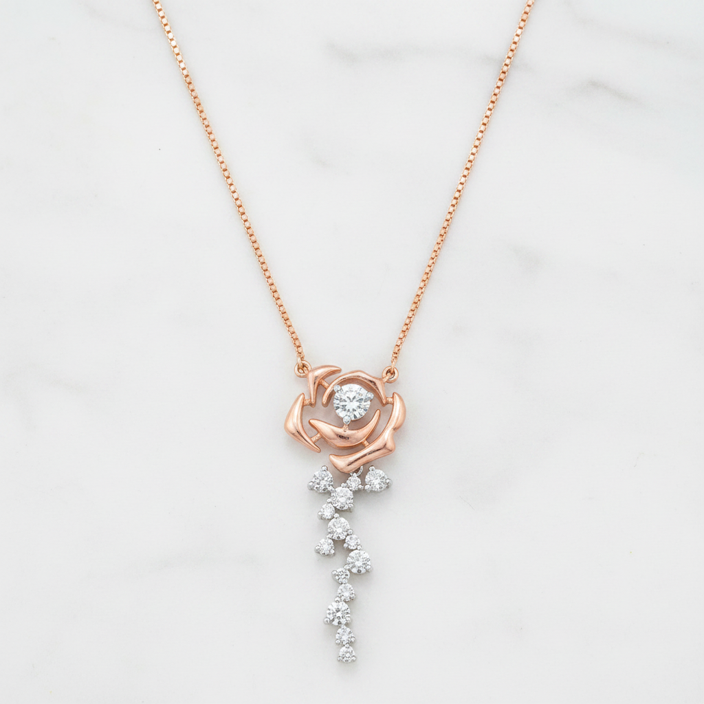 Rose Pendant Corrected Rose Gold